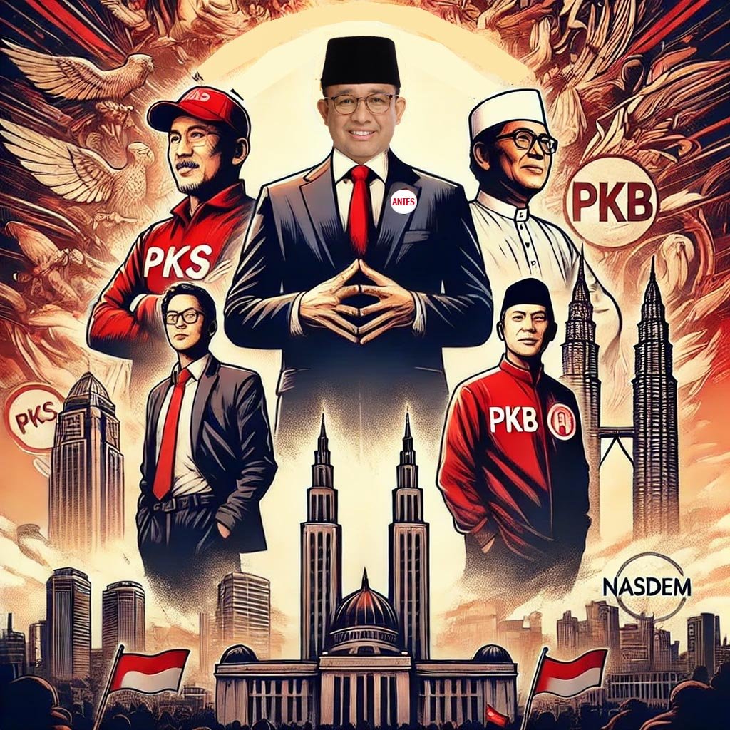 ANIES, PKS, PKB, & NASDEM, BERSATULAH